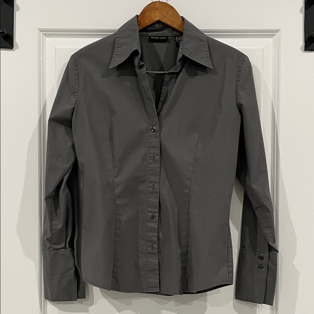 New York & Company Button Down Shirt